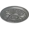 Ekena Millwork Edinburgh Ceiling Medallion (Fits Canopies up to 5 1/4"), Hand-Painted Silver, 18"OD x 1 3/4"P CM18EDSLS - alternate 3